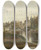 Triptych art skateboard deck of Jeanbaptistecamille Corot Vue De Moretsurloing by Jean-Baptiste-Camille Corot (1796-1875)