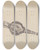 Triptych art skateboard deck of John Tarantino Miniature Bellows Bottle by John Tarantino (1935)