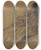 Triptych art skateboard deck of Gustav Klimt Young Woman In An Armchair by Gustav Klimt (1862-1918)