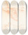 Triptych art skateboard deck of William Blake Richmond Studies For The Wise And Foolish Virgins Recto Ii by William Blake Richmond (1842-1921)