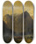 Triptych art skateboard deck of Hermann Ottomar Herzog Canoe At Waters Edge by Hermann Ottomar Herzog (1831-1932)