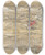 Triptych art skateboard deck of Marius Bauer Figuren In Het Oerwoud Van Ceylon by Marius Bauer (1867-1932)