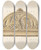 Triptych art skateboard deck of John Hall Butter Mold_2 by John Hall