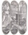 Triptych art skateboard deck of Lucas Van Leyden Pyramus And Thisbe by Lucas Van Leyden (1494-1533)