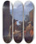 Triptych art skateboard deck of Michael Sweerts Artists Resting By A Fountain by Michael Sweerts (1618-1664)