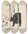 Triptych art skateboard deck of Rudyard Kipling Parsee Beginning To Eat His Cake On The Uninhabited Island by Rudyard Kipling (1865-1936)