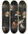 Triptych art skateboard deck of Ferdinand Bol Six Regents And The Beadle Of The Nieuw Zijds Institute For The Outdoor Relief Of The Poor Amsterdam 1657 by Ferdinand Bol (1616-1680)