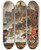 Triptych art skateboard deck of Joseph Anton Koch Macbeth And The Witches by Joseph Anton Koch (1768-1839)