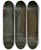 Triptych art skateboard deck of Jeanlon Grme Cupid At The Door In A Rainstorm by Jean-Lon Grme (1824-1904)