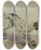 Triptych art skateboard deck of Edmund Henry Osthaus A Setter At Work by Edmund Henry Osthaus (1858-1928)
