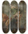 Triptych art skateboard deck of Theodoor Boeyermans Labore Et Constantia by Theodoor Boeyermans (1620-1678)
