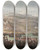 Triptych art skateboard deck of January Suchodolski Episode In The Caucasian Wars Crossing The River In Arcx by January Suchodolski (1797-1875)