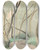 Triptych art skateboard deck of Mikul Galanda Landscape From Autumn Park by Mikulas Galanda (1895-1938)