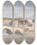 Triptych art skateboard deck of Hercules Brabazon Brabazon Avignon Bridge Over A River by Hercules Brabazon Brabazon (1821-1906)