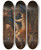 Triptych art skateboard deck of Nicolas Poussin Apollo And Daphne by Nicolas Poussin (1594-1665)