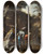 Triptych art skateboard deck of Salvator Rosa Scene From Greek History Thales Causing The River To Flow On Both Sides Of The Lydian Army by Salvator Rosa (1615-1673)