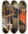Triptych art skateboard deck of Flemish School The Good Samaritan by Flemish School