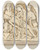 Triptych art skateboard deck of Rev James Bulwer One From A Volume Of Drawings And Prints_39 by Rev James Bulwer (1794-1879)