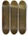 Triptych art skateboard deck of George Fuller The Gatherer Of Simples by George Fuller (1822-1884)