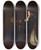 Triptych art skateboard deck of Henry Ossawa Tanner Portrait Of The Artists Mother by Henry Ossawa Tanner (1859-1937)