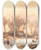 Triptych art skateboard deck of Pieter Lodewijk Francisco Kluyver Winter Landscape by Pieter Lodewijk Francisco Kluyver (1816-1900)
