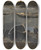 Triptych art skateboard deck of Lon Spilliaert Dokken Te Oostende by Leon Spilliaert (1881-1946)