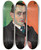 Triptych art skateboard deck of Stanisaw Ignacy Witkiewicz Portrait Of Maria Stawarskagoliska by Stanislaw Ignacy Witkiewicz (1885-1939)
