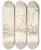 Triptych art skateboard deck of Jan Veth Gezicht Tussen Bomen In Indisch Woud by Jan Veth (1864-1925)