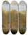 Triptych art skateboard deck of Cornelis Van Poelenburch Bathing Girls by Cornelis Van Poelenburch (1594-1667)
