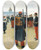 Triptych art skateboard deck of Pierre Georges Jeanniot Elves Caporaux Sur Lesplanade Des Invalides Paris by Pierre Georges Jeanniot (1848-1934)