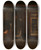 Triptych art skateboard deck of Amaldus Nielsen Interir Fra Haslemo Setesdal by Amaldus Nielsen (1838-1932)