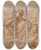 Triptych art skateboard deck of Giovanni Andrea Sirani The Virginmourning by Giovanni Andrea Sirani (1610-1670)