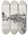Triptych art skateboard deck of Douard Manet The Races Les Courses by douard Manet (1832-1883)