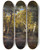 Triptych art skateboard deck of Narcissevirgile Diaz De La Pea In The Forest by Narcisse-Virgile Diaz de La Pea (1808-1876)