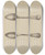 Triptych art skateboard deck of Kalamian Walton Silver Spoon_2 by Kalamian Walton