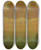 Triptych art skateboard deck of Hans Thoma Sunburst Over Sckingen Black Forest Signedwith The Artists Initials And Dated 1910 by Hans Thoma (1839-1924)