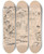 Triptych art skateboard deck of Jules Schmalzigaug Clouds And Corals by Jules Schmalzigaug (1882-1917)