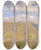 Triptych art skateboard deck of Peter Hansen A Field Of Waving Rye by Peter Hansen (1868-1928)