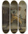 Triptych art skateboard deck of Francisco De Goya El Maragato Threatens Friar Pedro De Zaldivia With His Gun by Francisco de Goya (1746-1828)