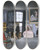 Triptych art skateboard deck of Frdric Bazille Bazilles Studio by Frederic Bazille (1841-1870)