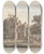Triptych art skateboard deck of Thomas Daniell Oriental Scenery Pl11 by Thomas Daniell (1749-1840)