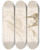 Triptych art skateboard deck of Henri De Toulouselautrec Elles Woman Sleeping by Henri de Toulouse-Lautrec (1864-1901)