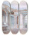 Triptych art skateboard deck of Georges Rmon Bibliothque Du Roi A Versailles by Georges Remon (1889-1963)