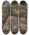 Triptych art skateboard deck of James Arthur Oconnor A View Of The Valley Of Rocks Near Mittlach Alsace_1 by James Arthur Oconnor (1792-1841)