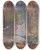 Triptych art skateboard deck of Stanisaw Wyspiaski Krajobraz Znad Rudawy by Stanislaw Wyspianski (1869-1907)