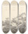 Triptych art skateboard deck of William Hodges Original Drawings For Choix De Vues De Linde And Others Pl06 by William Hodges (1744-1797)