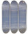Triptych art skateboard deck of Peder Severin Kryer Skagen Beach In Moonlight by Peder Severin Kroyer (1851-1909)