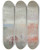 Triptych art skateboard deck of Hercules Brabazon Brabazon Venice A Homage To Turner by Hercules Brabazon Brabazon (1821-1906)