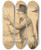 Triptych art skateboard deck of Albert Anker Linstituteur Et Le Pasteur by Albert Anker (1831-1910)