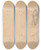 Triptych art skateboard deck of Jzef Simmler Sketches Of Figural Compositions by Jozef Simmler (1823-1868)